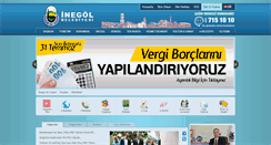 Desktop Screenshot of inegol.bel.tr